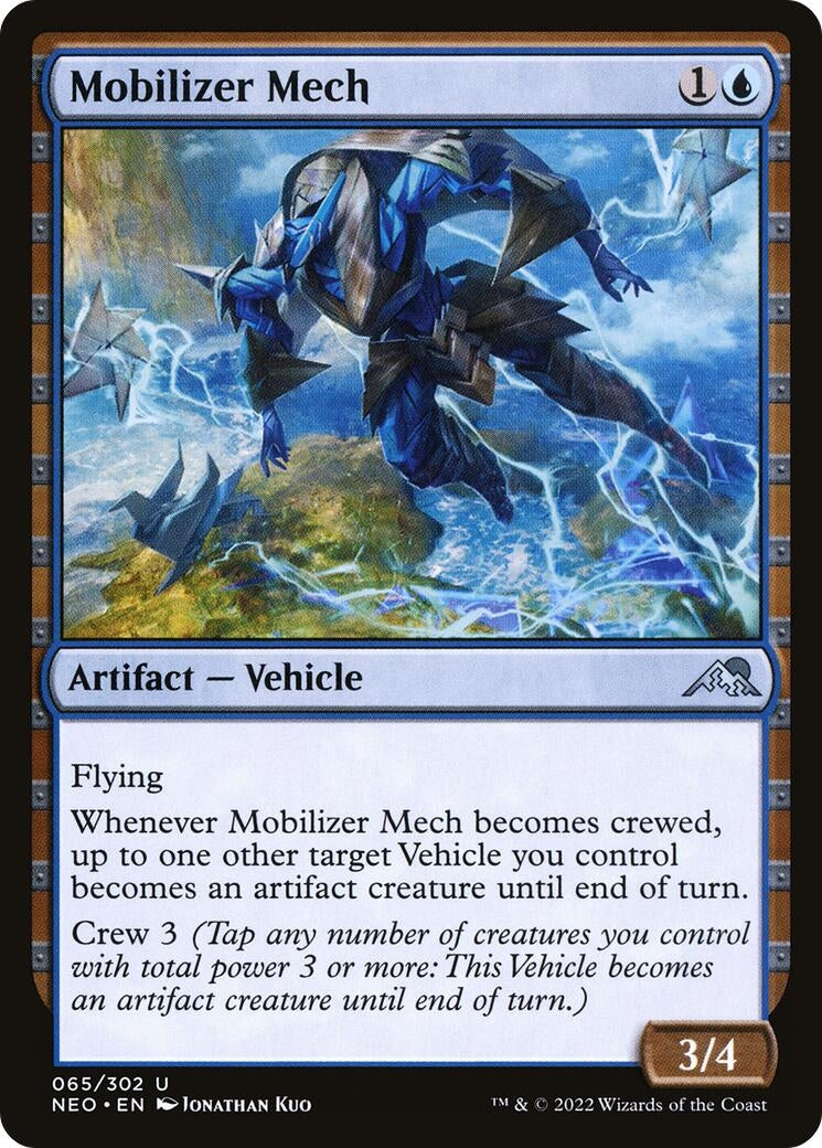 Image for Mobilizer Mech (65) (Kamigawa: Neon Dynasty) - Magic: The Gathering