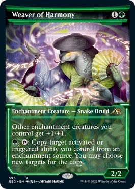 Image for Weaver of Harmony (Showcase) (395) (Kamigawa: Neon Dynasty) - Magic: The Gathering