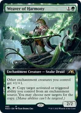 Weaver of Harmony (Extended Art) (483) (Kamigawa: Neon Dynasty)