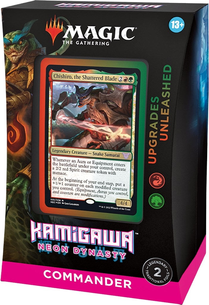 Image for Kamigawa: Neon Dynasty Commander Deck - Upgrades Unleashed - Magic: The Gathering