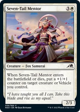 Image for Seven-Tail Mentor (36) (Kamigawa: Neon Dynasty) - Magic: The Gathering