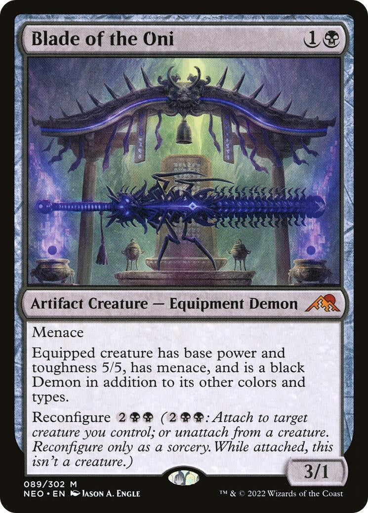 Blade of the Oni (89) (Kamigawa: Neon Dynasty)