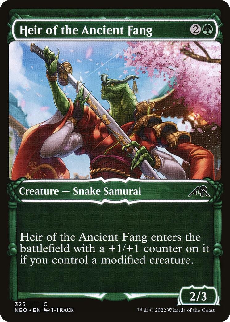 Image for Heir of the Ancient Fang (Showcase) (325) (Kamigawa: Neon Dynasty) - Magic: The Gathering