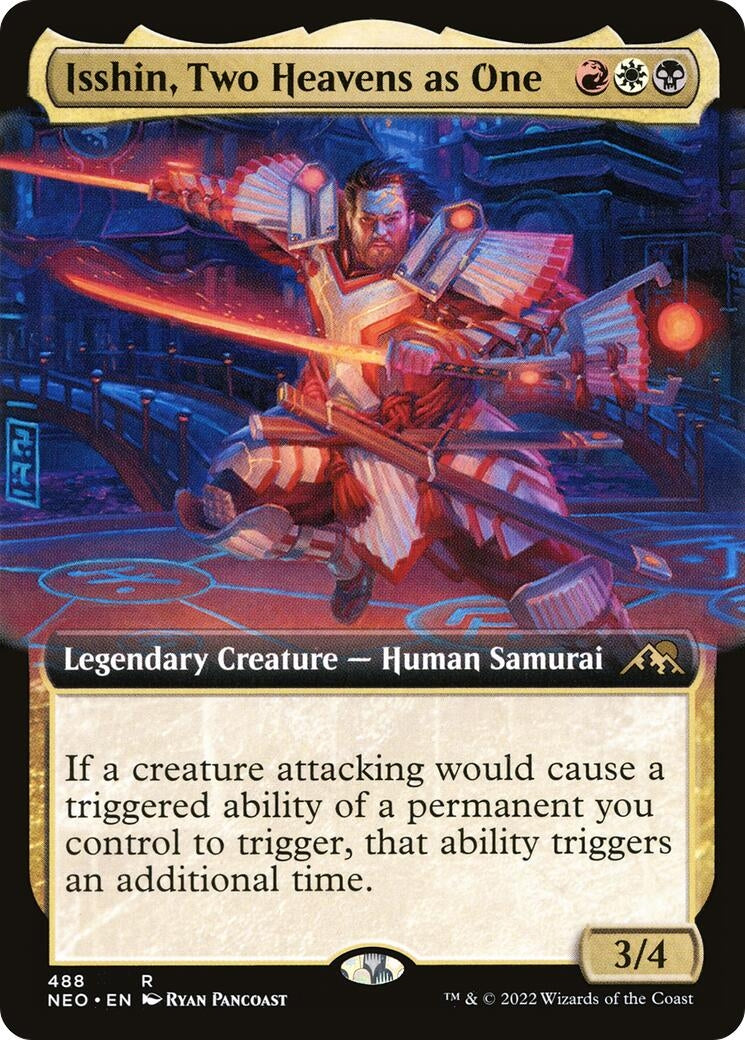 Isshin, Two Heavens as One (Extended Art) (488) (Kamigawa: Neon Dynasty)