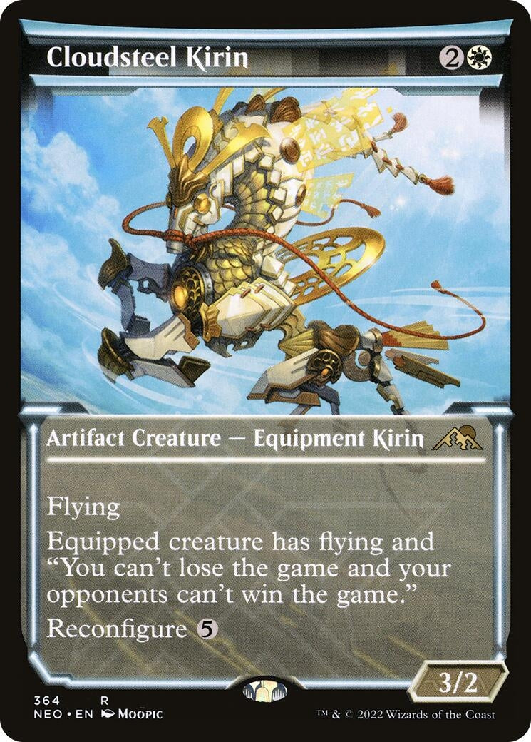 Cloudsteel Kirin (Showcase) (364) (Kamigawa: Neon Dynasty)