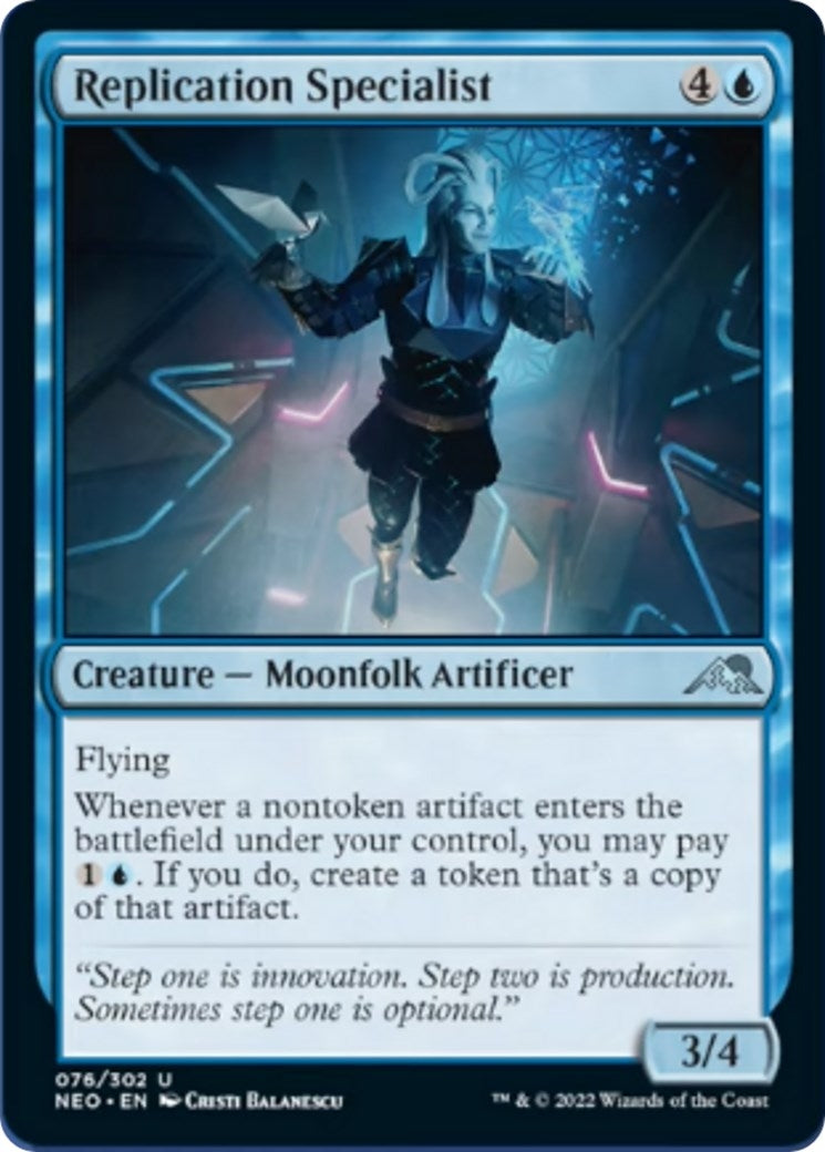 Image for Replication Specialist (76) (Kamigawa: Neon Dynasty) - Magic: The Gathering