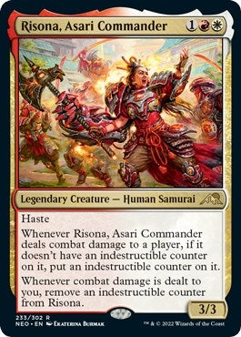 Image for Risona, Asari Commander (233) (Kamigawa: Neon Dynasty) - Magic: The Gathering