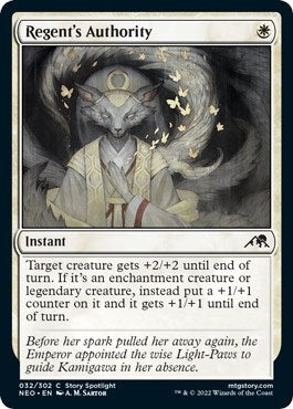 Image for Regent's Authority (32) (Kamigawa: Neon Dynasty) - Magic: The Gathering