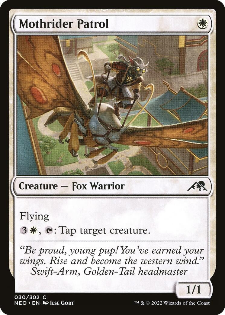 Image for Mothrider Patrol (30) (Kamigawa: Neon Dynasty) - Magic: The Gathering