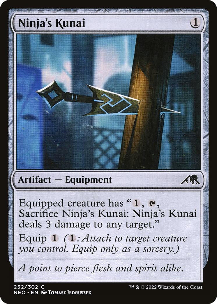 Ninja's Kunai (252) (Kamigawa: Neon Dynasty)