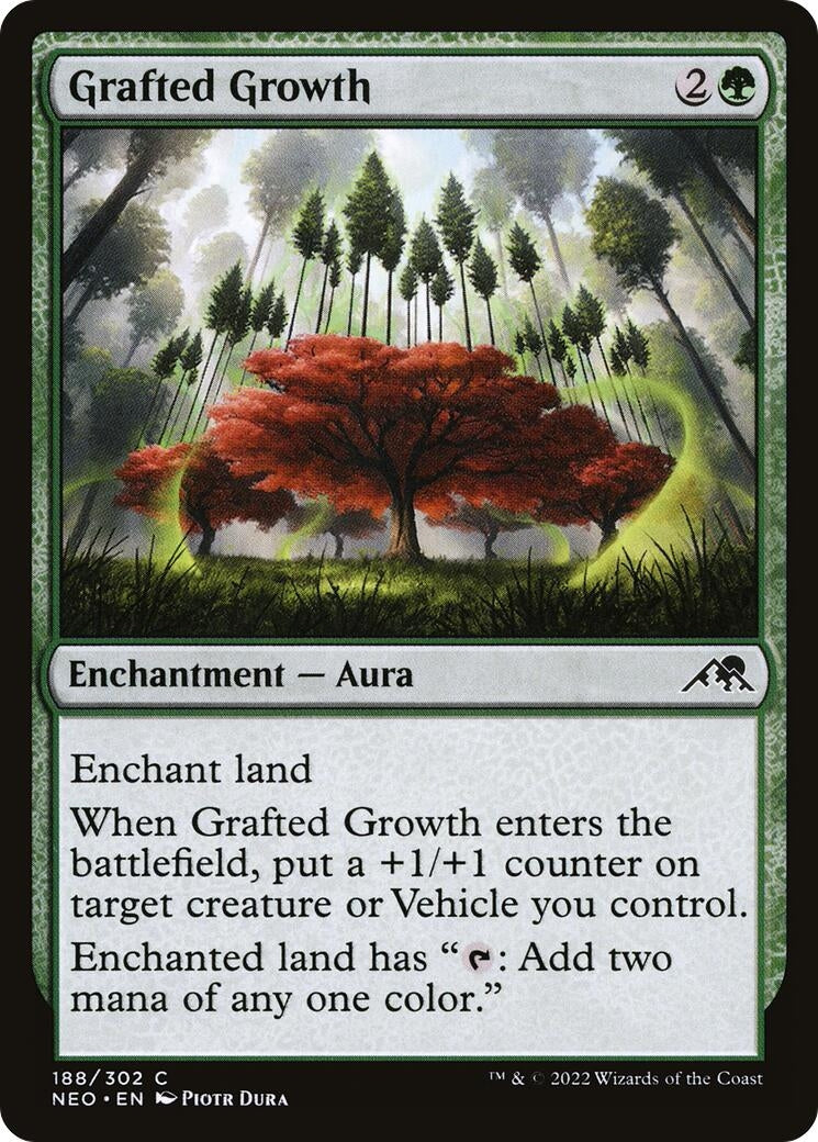 Image for Grafted Growth (188) (Kamigawa: Neon Dynasty) - Magic: The Gathering