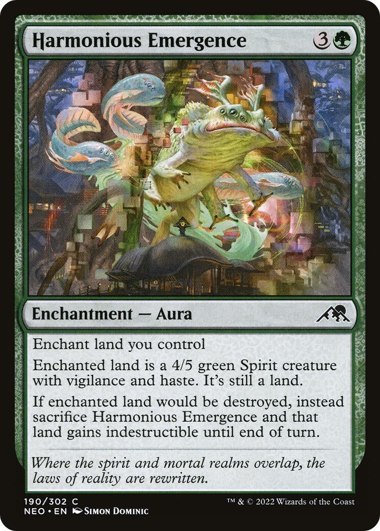 Image for Harmonious Emergence (190) (Kamigawa: Neon Dynasty) - Magic: The Gathering