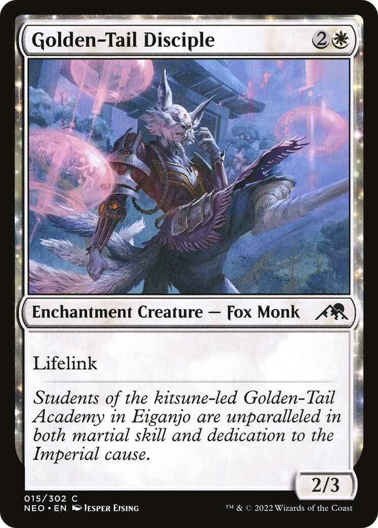 Image for Golden-Tail Disciple (15) (Kamigawa: Neon Dynasty) - Magic: The Gathering