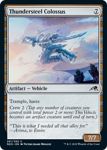 Image for Thundersteel Colossus (261) (Kamigawa: Neon Dynasty) - Magic: The Gathering