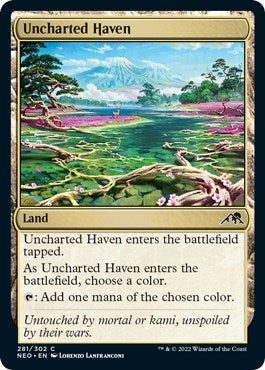 Image for Uncharted Haven (281) (Kamigawa: Neon Dynasty) - Magic: The Gathering