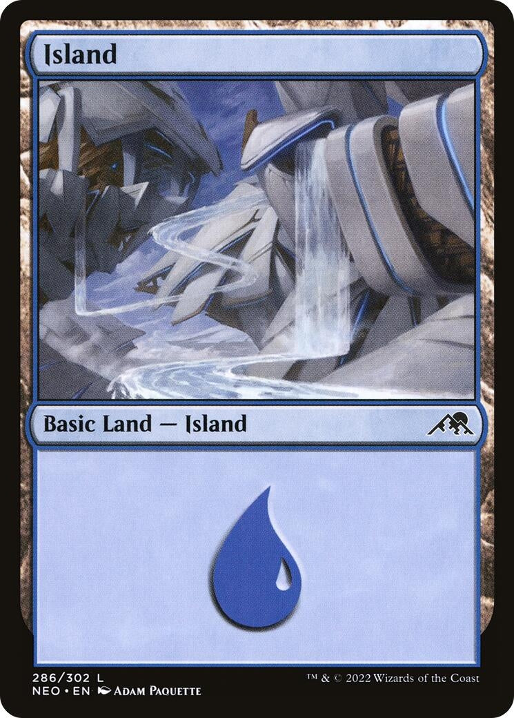 Image for Island (286) (286) (Kamigawa: Neon Dynasty) - Magic: The Gathering