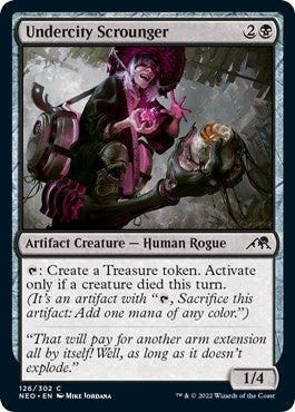 Image for Undercity Scrounger (126) (Kamigawa: Neon Dynasty) - Magic: The Gathering