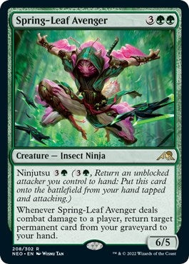 Image for Spring-Leaf Avenger (208) (Kamigawa: Neon Dynasty) - Magic: The Gathering