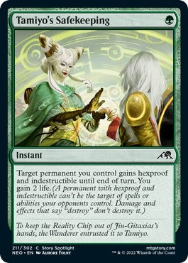 Image for Tamiyo's Safekeeping (211) (Kamigawa: Neon Dynasty) - Magic: The Gathering
