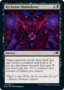 Reckoner Shakedown (119) (Kamigawa: Neon Dynasty)