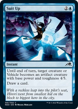 Image for Suit Up (81) (Kamigawa: Neon Dynasty) - Magic: The Gathering