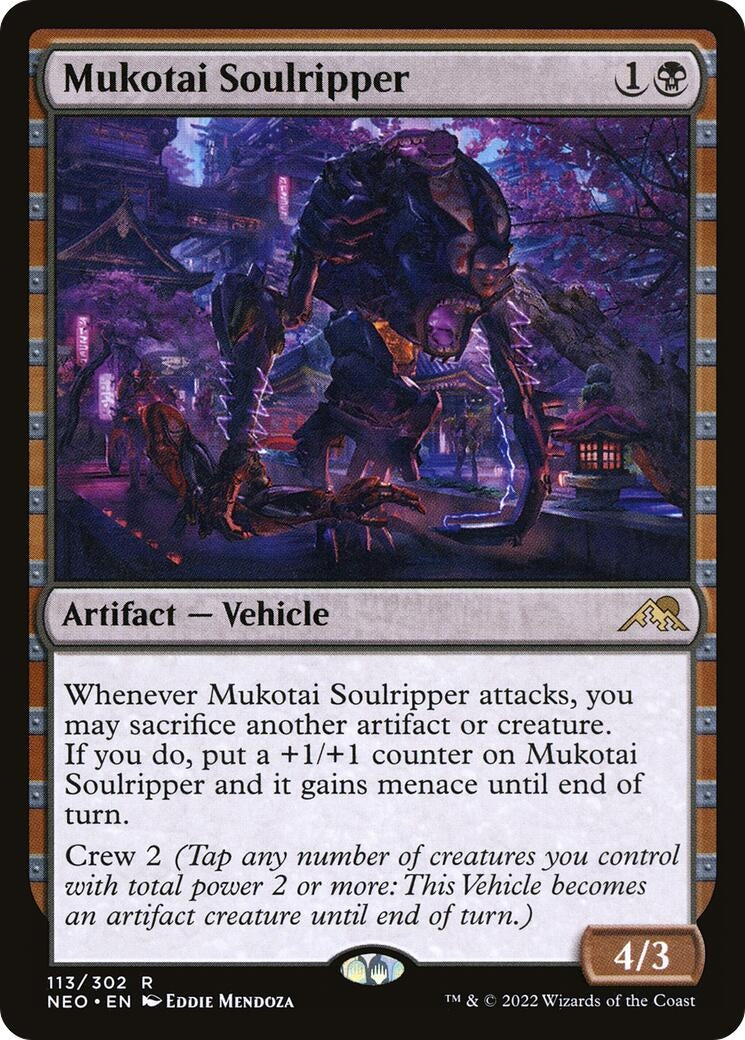 Image for Mukotai Soulripper (113) (Kamigawa: Neon Dynasty) - Magic: The Gathering