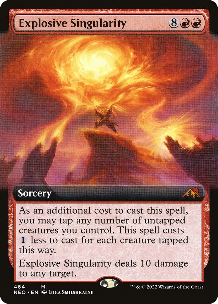 Explosive Singularity (Extended Art) (464) (Kamigawa: Neon Dynasty)