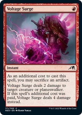Image for Voltage Surge (171) (Kamigawa: Neon Dynasty) - Magic: The Gathering