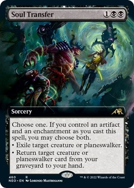 Image for Soul Transfer (Extended Art) (460) (Kamigawa: Neon Dynasty) - Magic: The Gathering