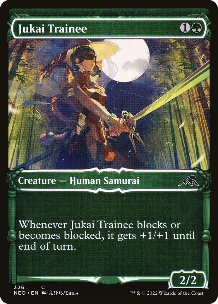 Image for Jukai Trainee (Showcase) (326) (Kamigawa: Neon Dynasty) - Magic: The Gathering
