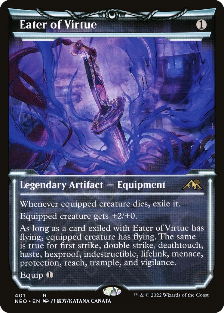 Eater of Virtue (Showcase) (401) (Kamigawa: Neon Dynasty)