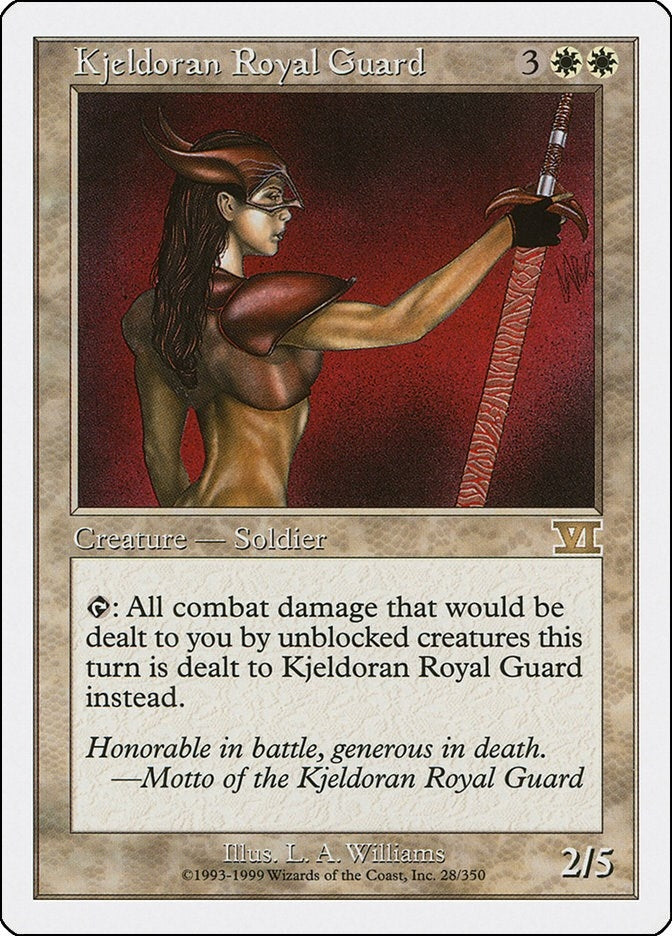 Image for Kjeldoran Royal Guard (28) (Classic Sixth Edition) - Magic: The Gathering