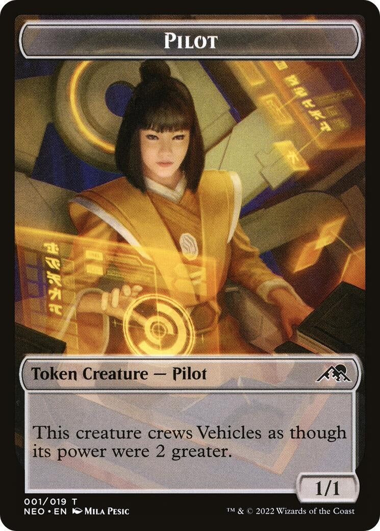 Pilot Token (1) (Kamigawa: Neon Dynasty)