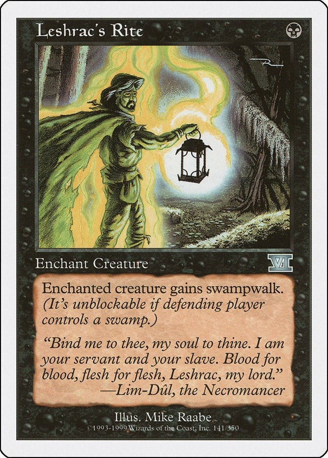 Leshrac's Rite (141) (Classic Sixth Edition)