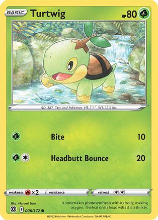 Turtwig 006/172  SWSH09 Brilliant Stars - Common
