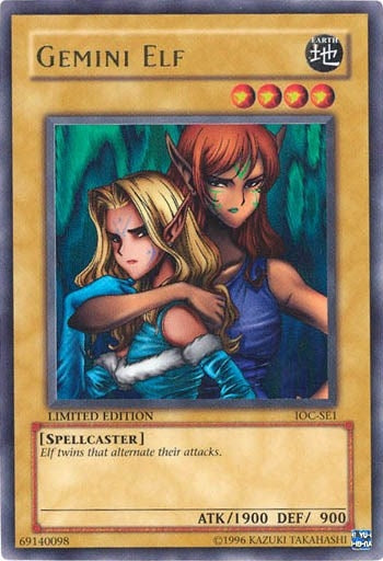 Image for Gemini Elf (IOC-SE1) (Invasion of Chaos) - YuGiOh