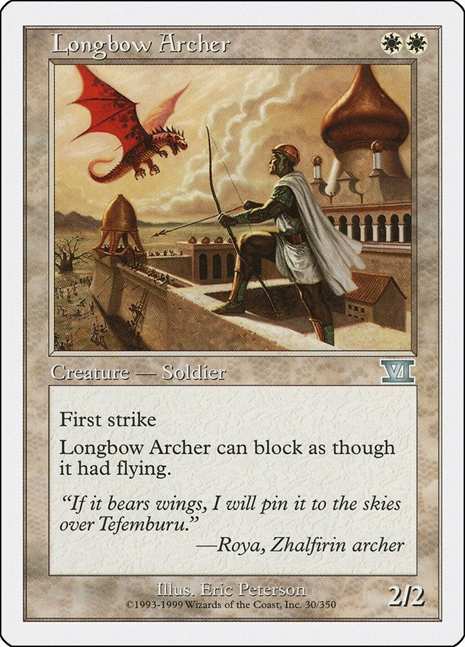 Image for Longbow Archer (30) (Classic Sixth Edition) - Magic: The Gathering