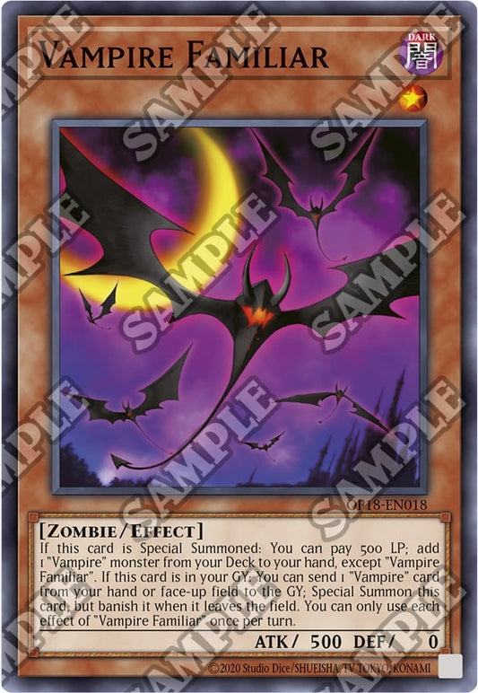 Vampire Familiar (OP18-EN018) (OTS Tournament Pack 18)