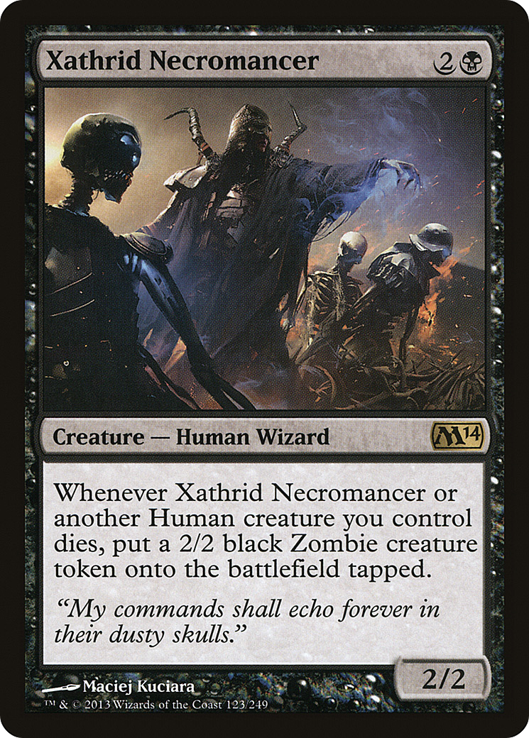 Xathrid Necromancer (123) (M14)