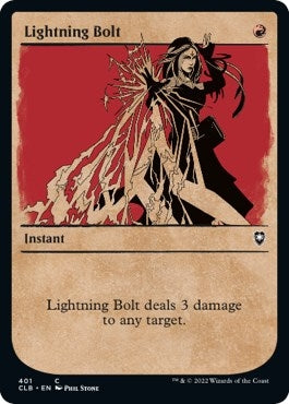 Image for Lightning Bolt (Showcase) (401) (Commander Legends: Battle for Baldur's Gate) - Magic: The Gathering
