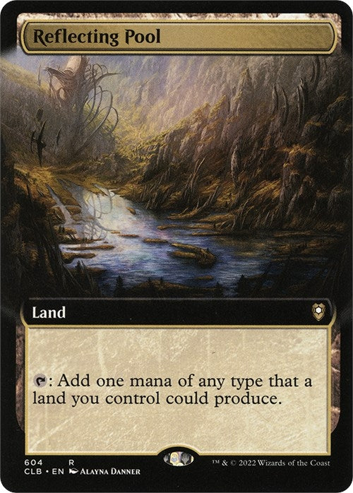 Image for Reflecting Pool (Extended Art) (604) (Commander Legends: Battle for Baldur's Gate) - Magic: The Gathering