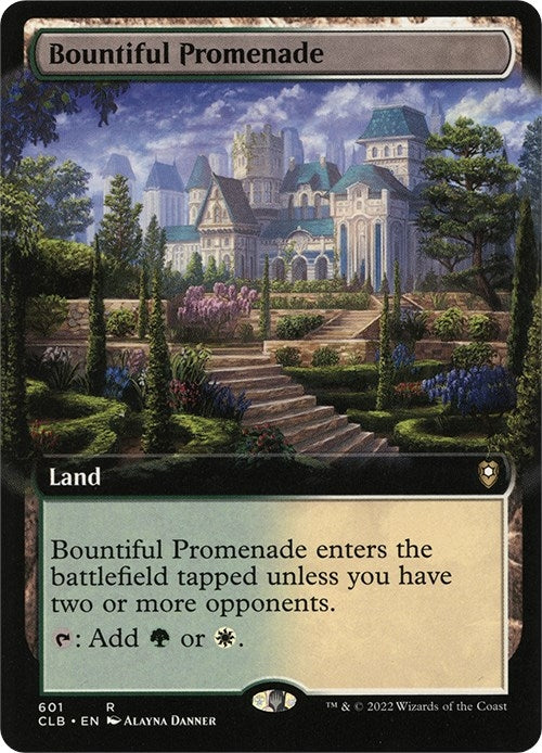 Bountiful Promenade (Extended Art) (601) (Commander Legends: Battle for Baldur's Gate)