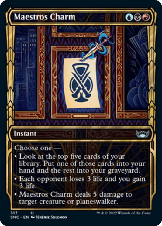 Image for Maestros Charm (Showcase) (317) (Streets of New Capenna) - Magic: The Gathering