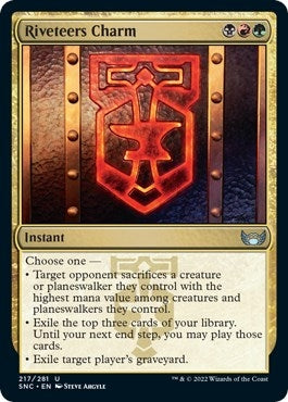 Image for Riveteers Charm (217) (Streets of New Capenna) - Magic: The Gathering