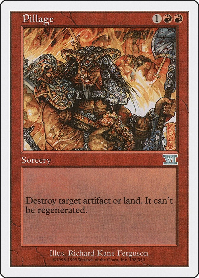 Image for Pillage (198) (Classic Sixth Edition) - Magic: The Gathering