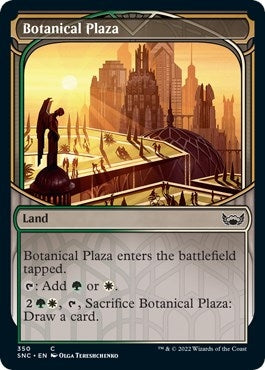 Image for Botanical Plaza (Showcase) (350) (Streets of New Capenna) - Magic: The Gathering