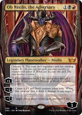 Ob Nixilis, the Adversary (Borderless) (284) (Streets of New Capenna)