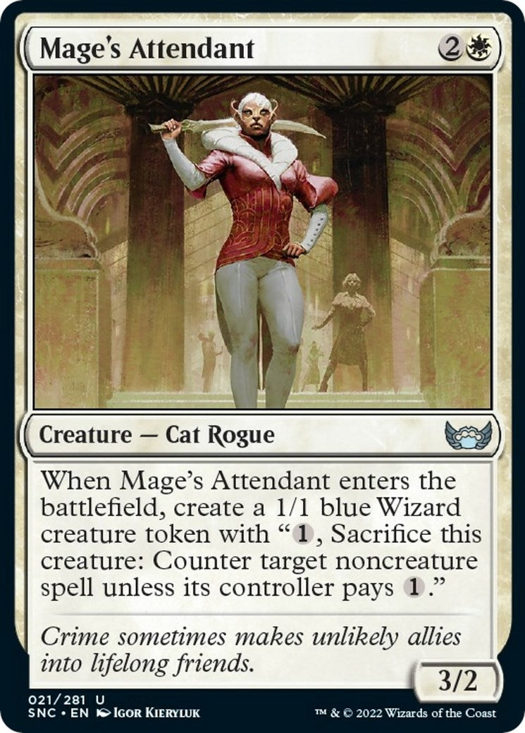 Image for Mage's Attendant (21) (Streets of New Capenna) - Magic: The Gathering