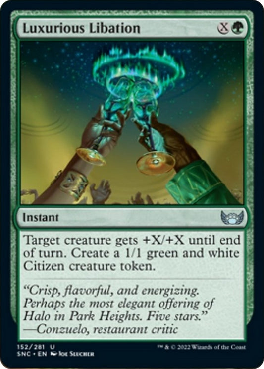 Image for Luxurious Libation (152) (Streets of New Capenna) - Magic: The Gathering