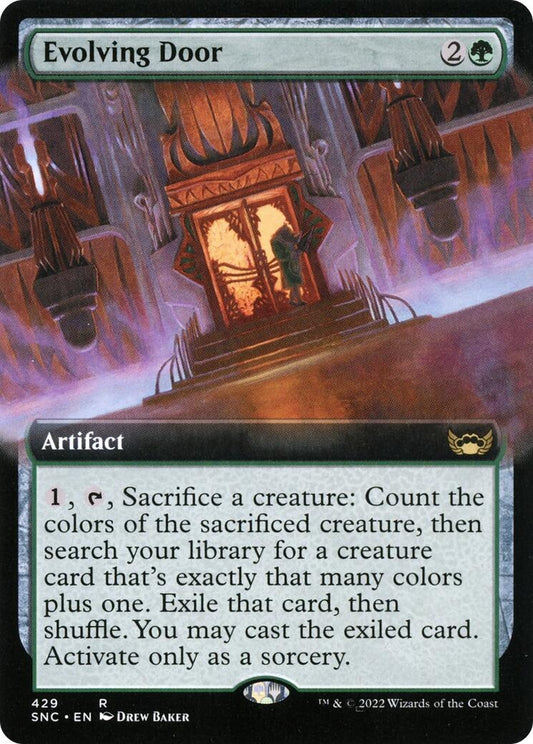 Image for Evolving Door (Extended Art) (429) (Streets of New Capenna) - Magic: The Gathering